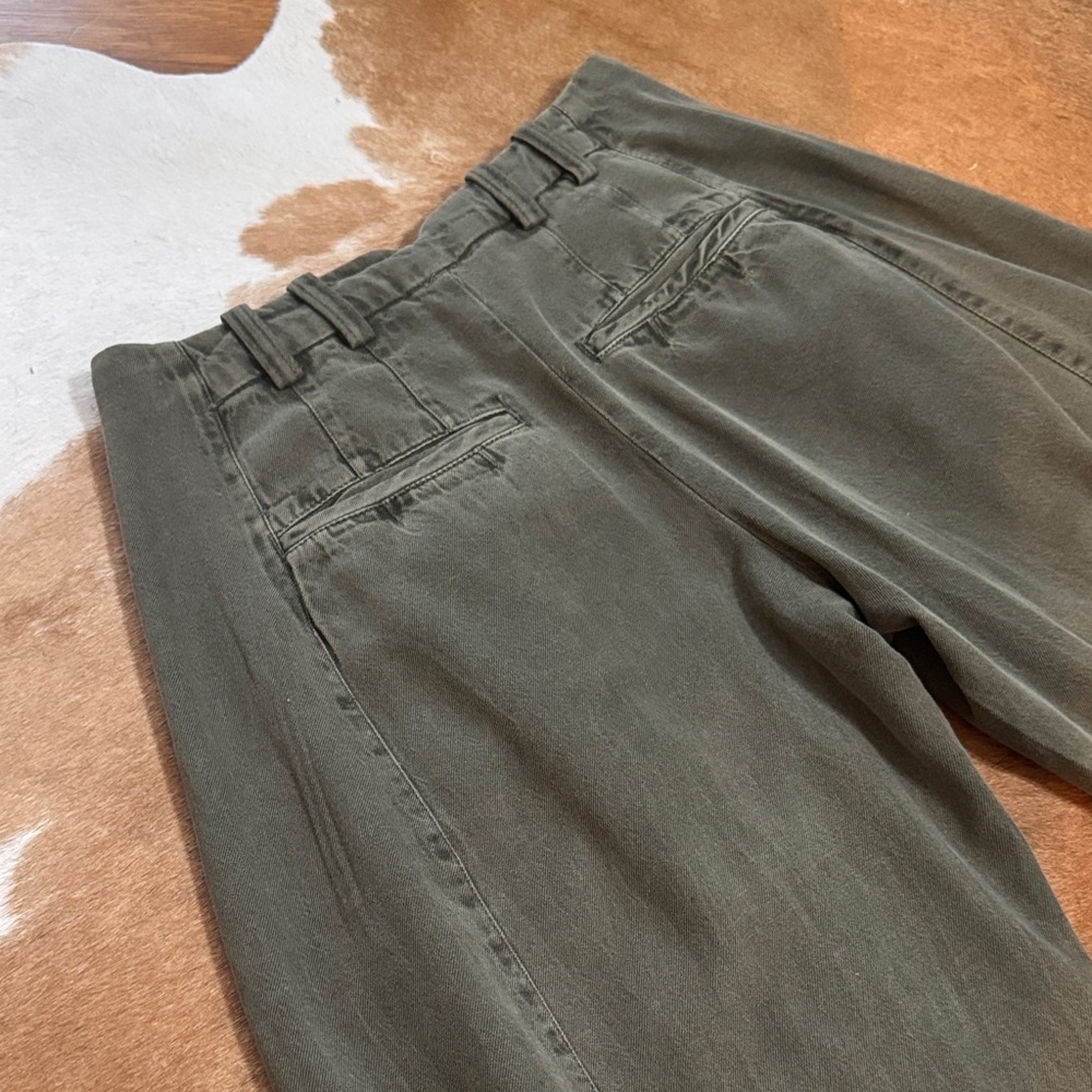 Free People Spotlight Washed Barrel Chino Trousers - Picture 4 of 5